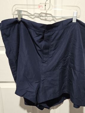 Swimsuits For All Navy High-Waist Shorts